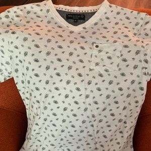 *3/$15* - Men’s Free Planet Printed V-Neck Shirt